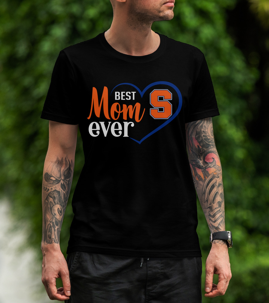 Best Mom Ever Syracuse Orange Heart S T-Shirt