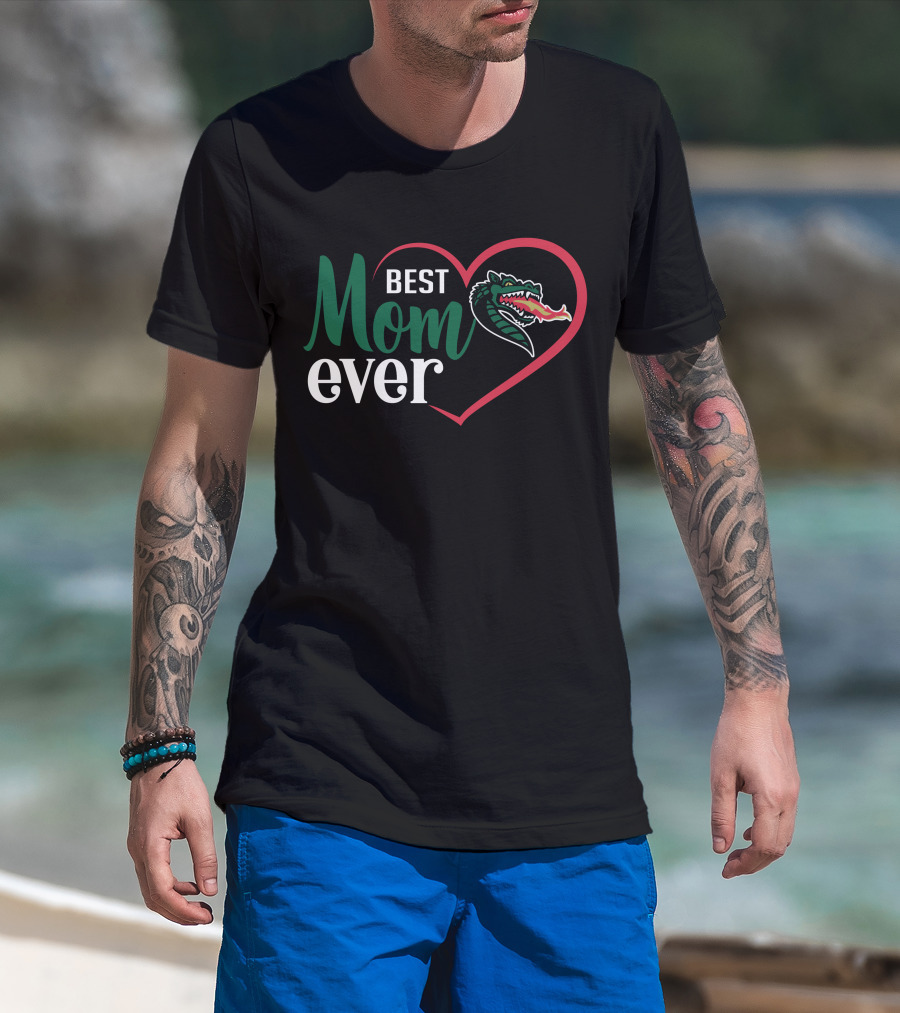 Uab Blazers Best Mom Ever Heart Dragon T-Shirt