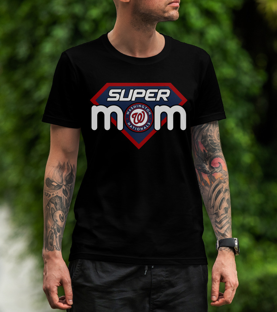 Super Mom Washington Nationals T-Shirt