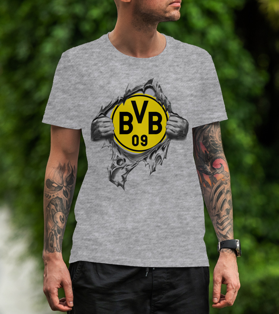 Dortmund Bvb 09 Super Fan Logo Burst T-Shirt