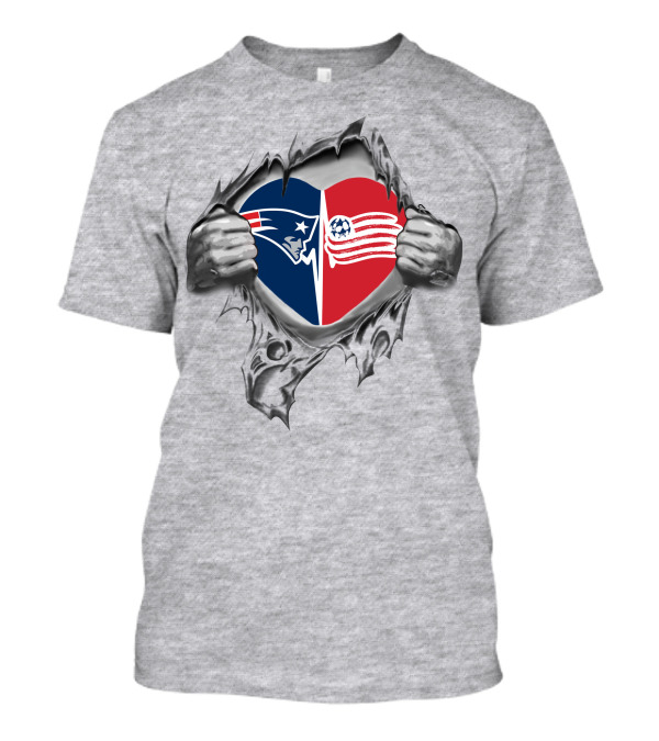 Patriots New England Revolution It's In My Heart T-Shirt