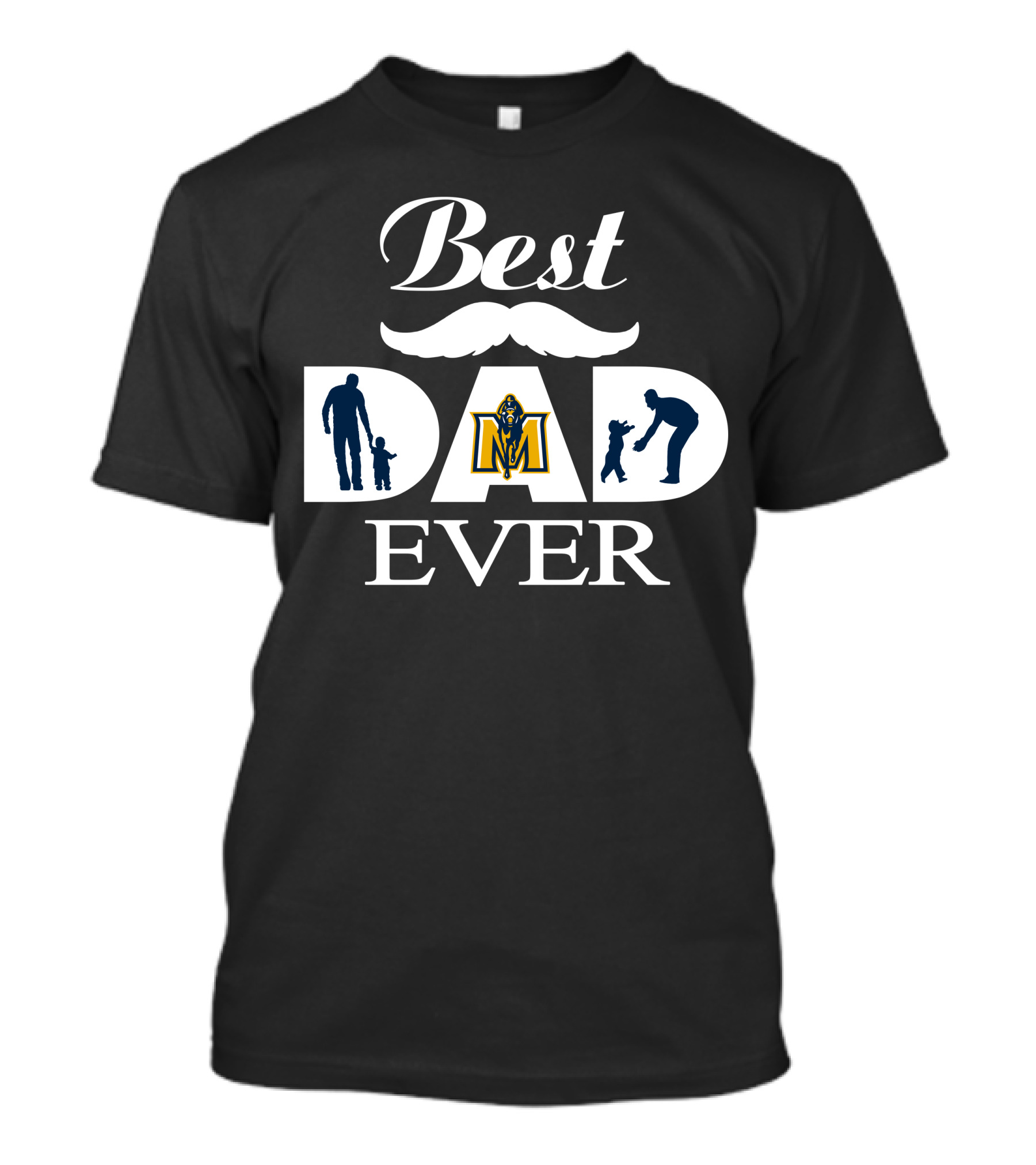 Best Dad Ever Murray State Racers 60 T-Shirt
