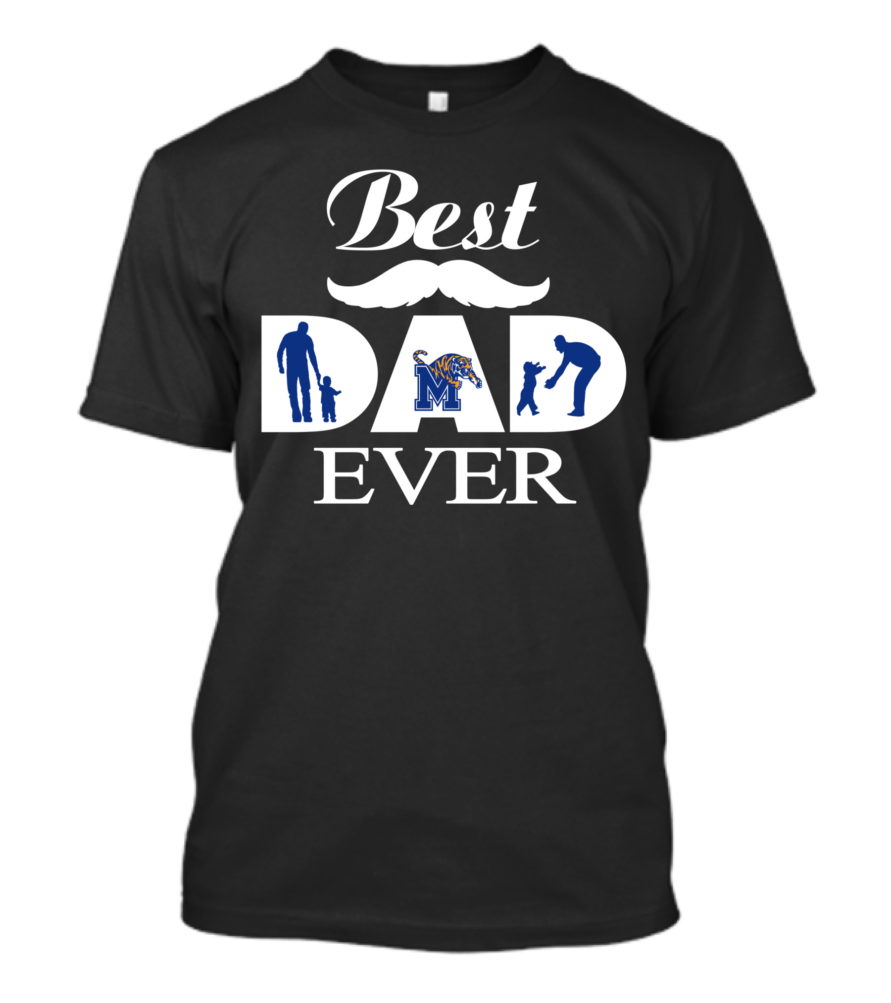 Best Dad Ever Memphis Tigers T-Shirt