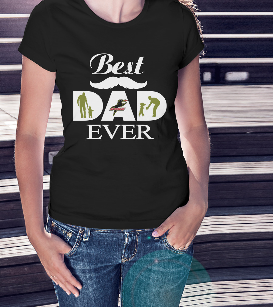 Best Dad Ever 148 Dallas Burn Silhouette T-Shirt