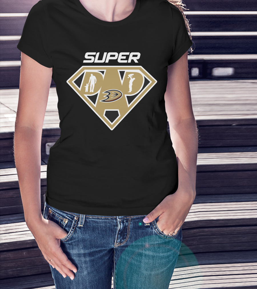 Super Anaheim Ducks Dad Hero T-Shirt