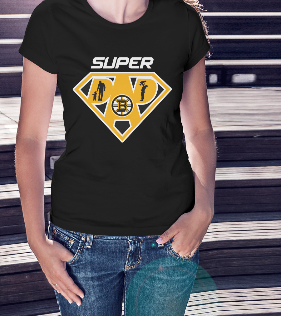 Super Dad Boston Bruins Fan T-Shirt