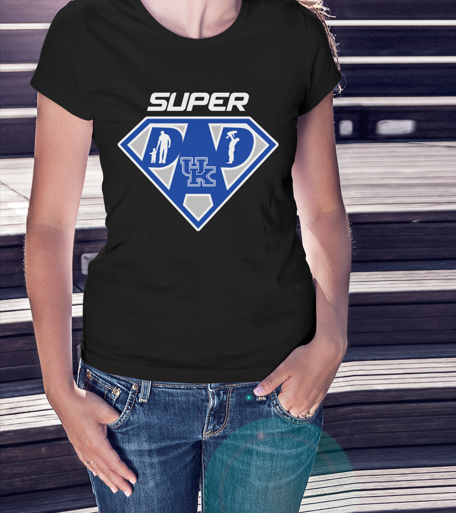 Super Dad Kentucky Wildcats Fan Heroic T-Shirt