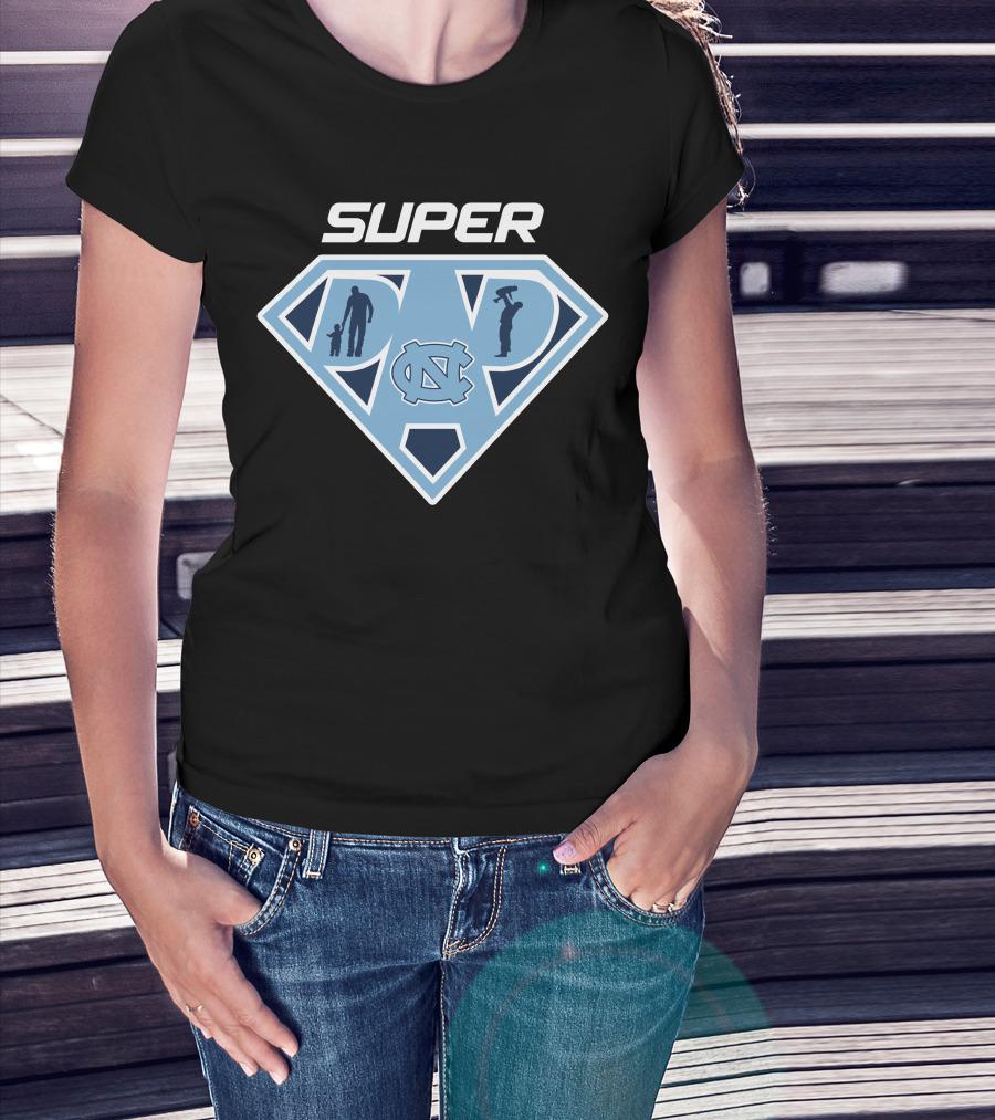 Super Dad North Carolina Tar Heels T-Shirt