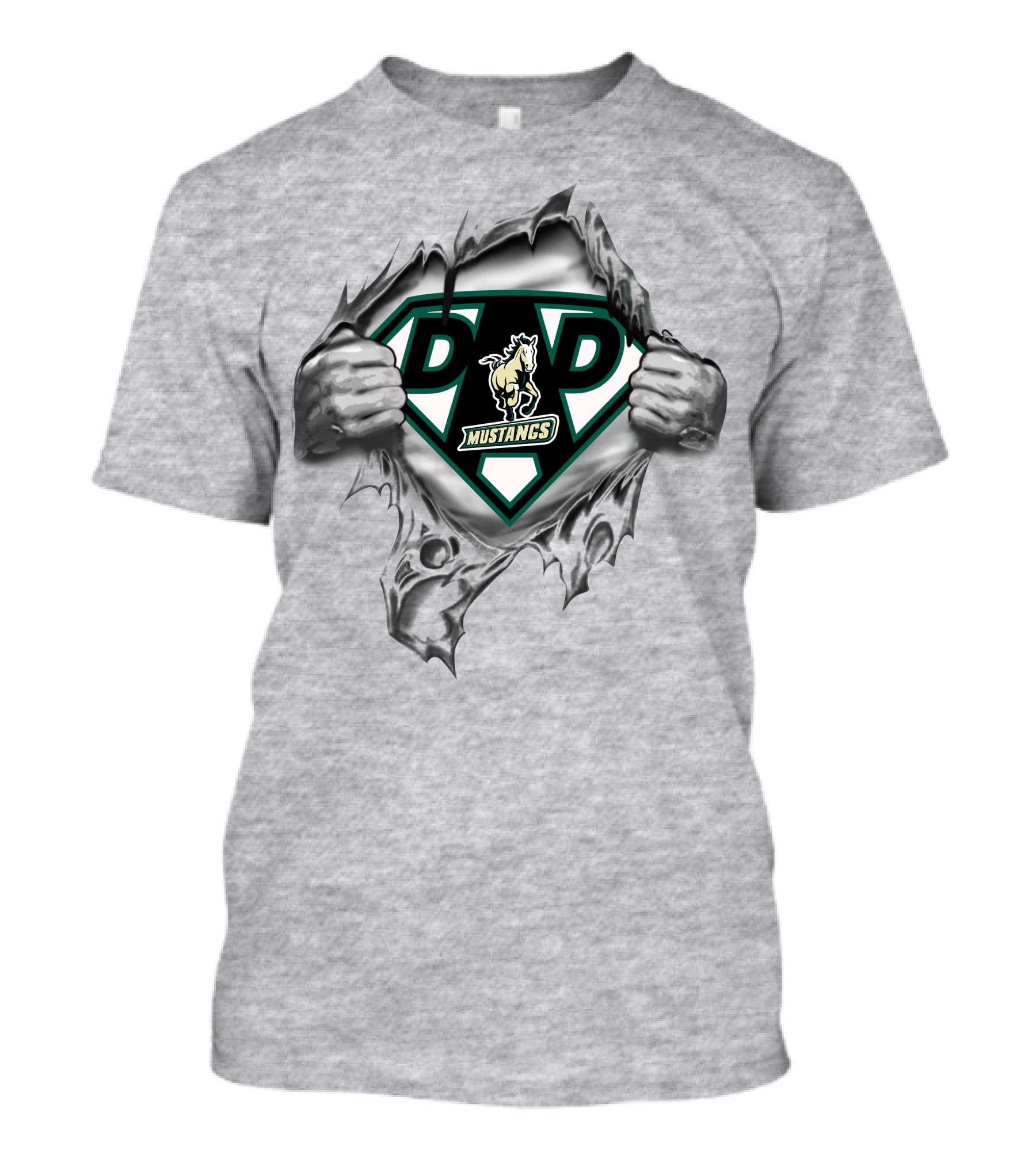 Cal Poly Mustangs Super Dad Hero T-Shirt