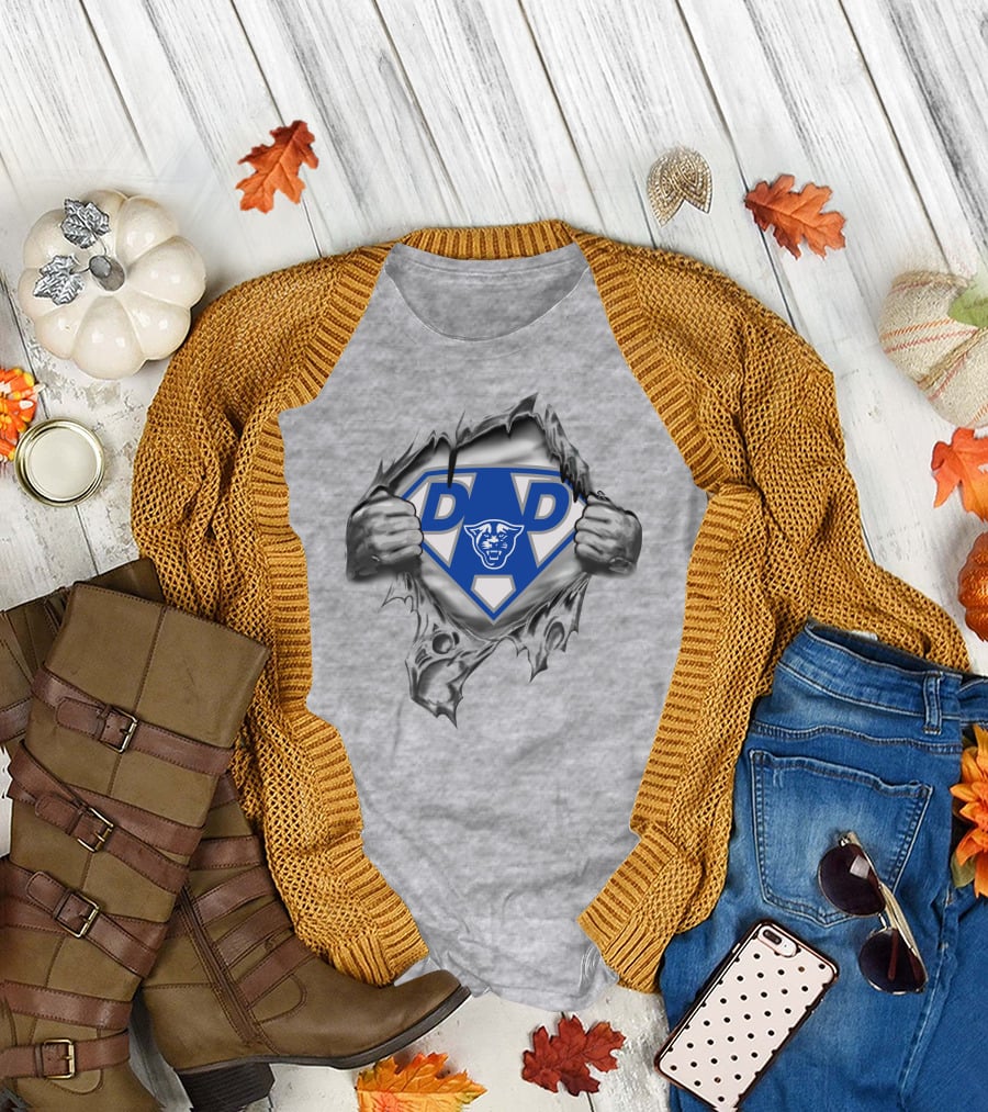 Georgia State Panthers Super Dad Emblem With Panther T-Shirt
