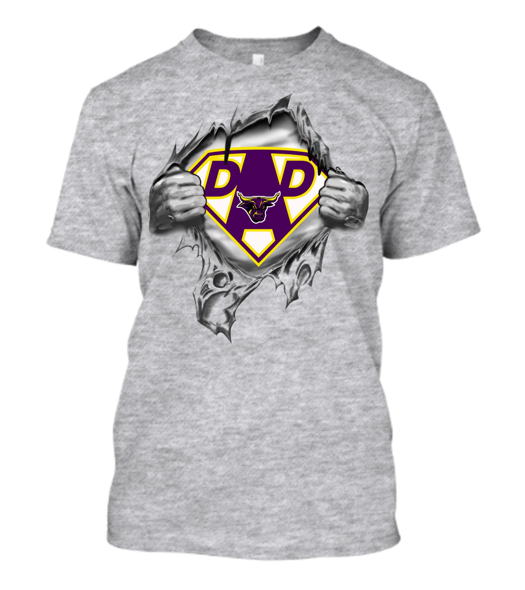 Minnesota State Mavericks Super Dad Hero Shield T-Shirt