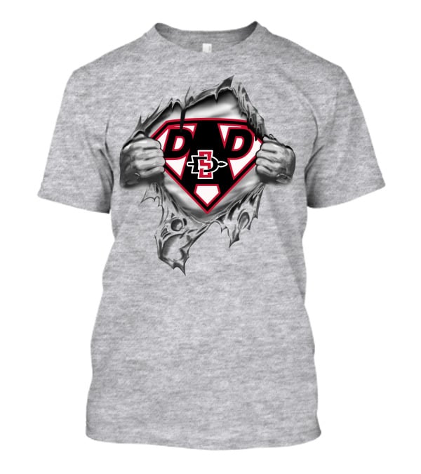 San Diego State Aztecs Super Dad Emblem 168 T-Shirt