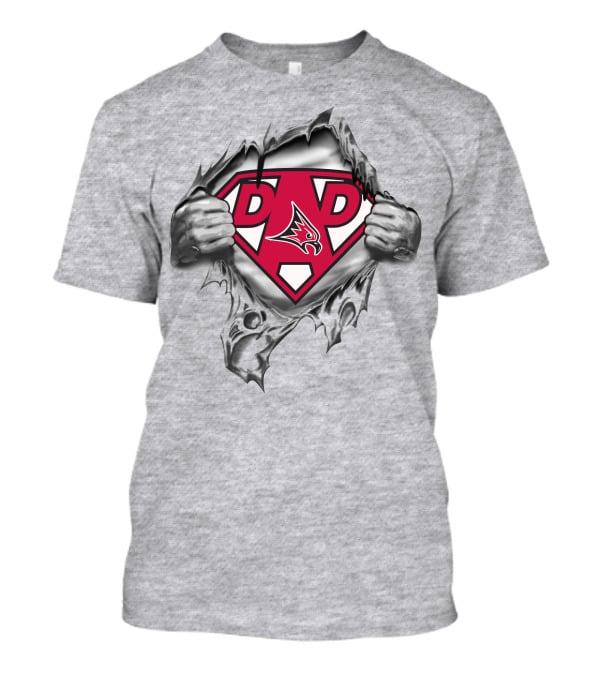 River Falls Falcons Dad Superhero T-Shirt
