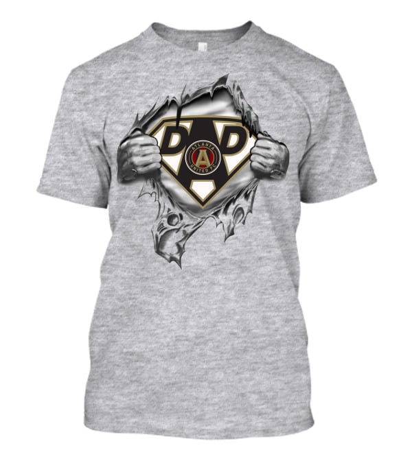Atlanta United Fc Super Dad Logo Superman Style T-Shirt