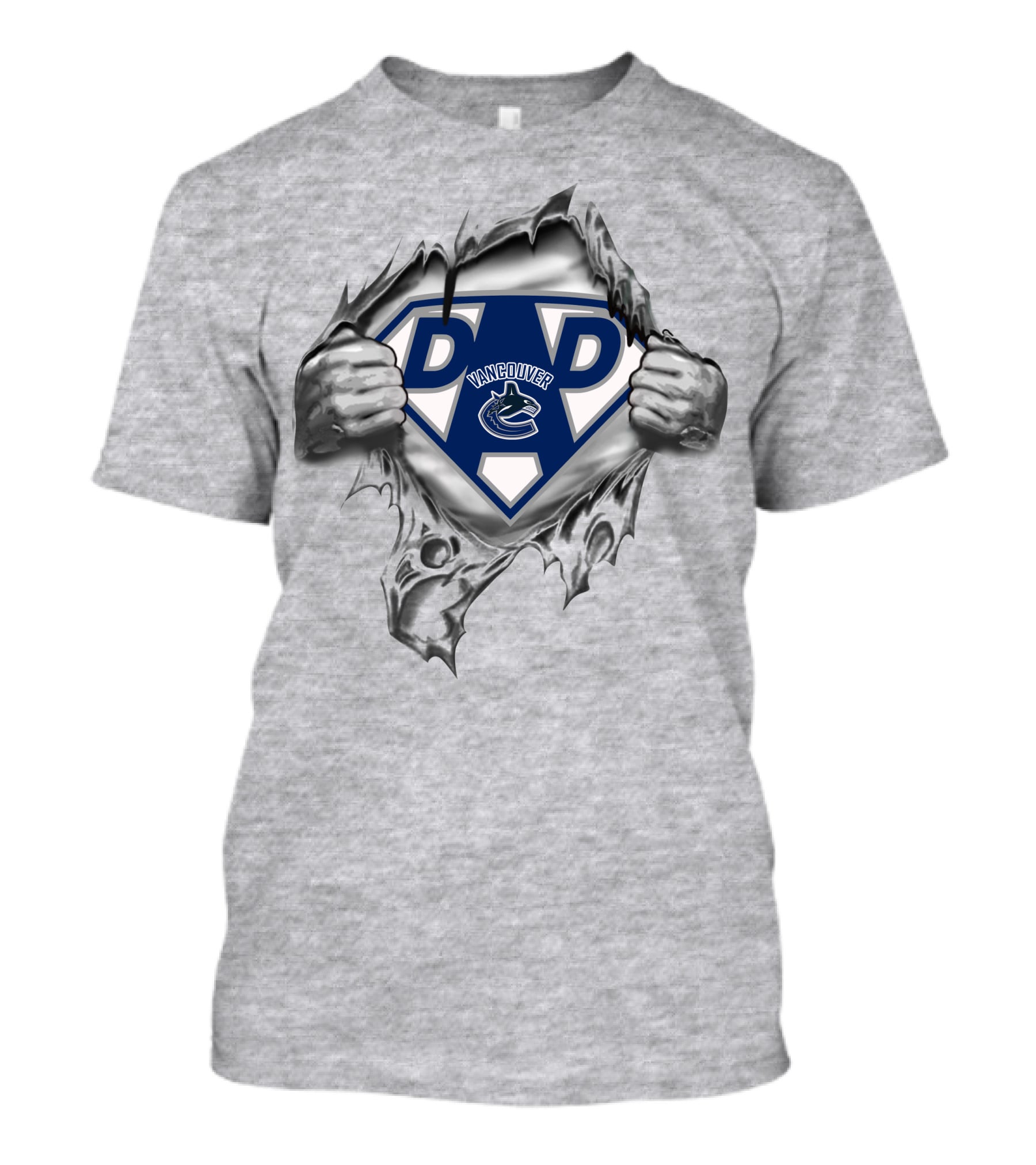 Vancouver Canucks Super Dad Hero Edition T-Shirt
