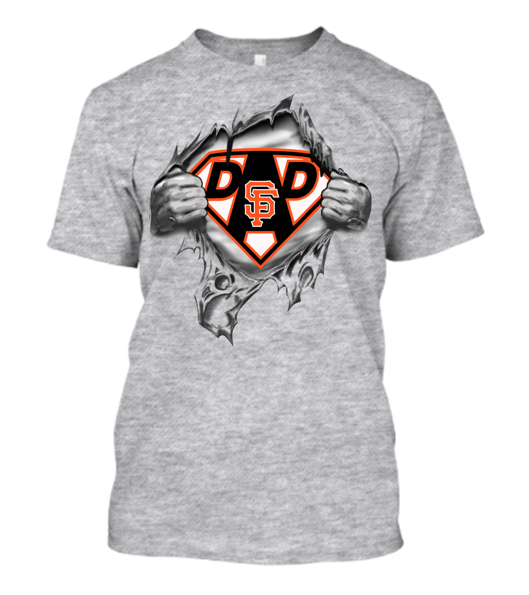 San Francisco Giants Super Dad Hero Shield T-Shirt