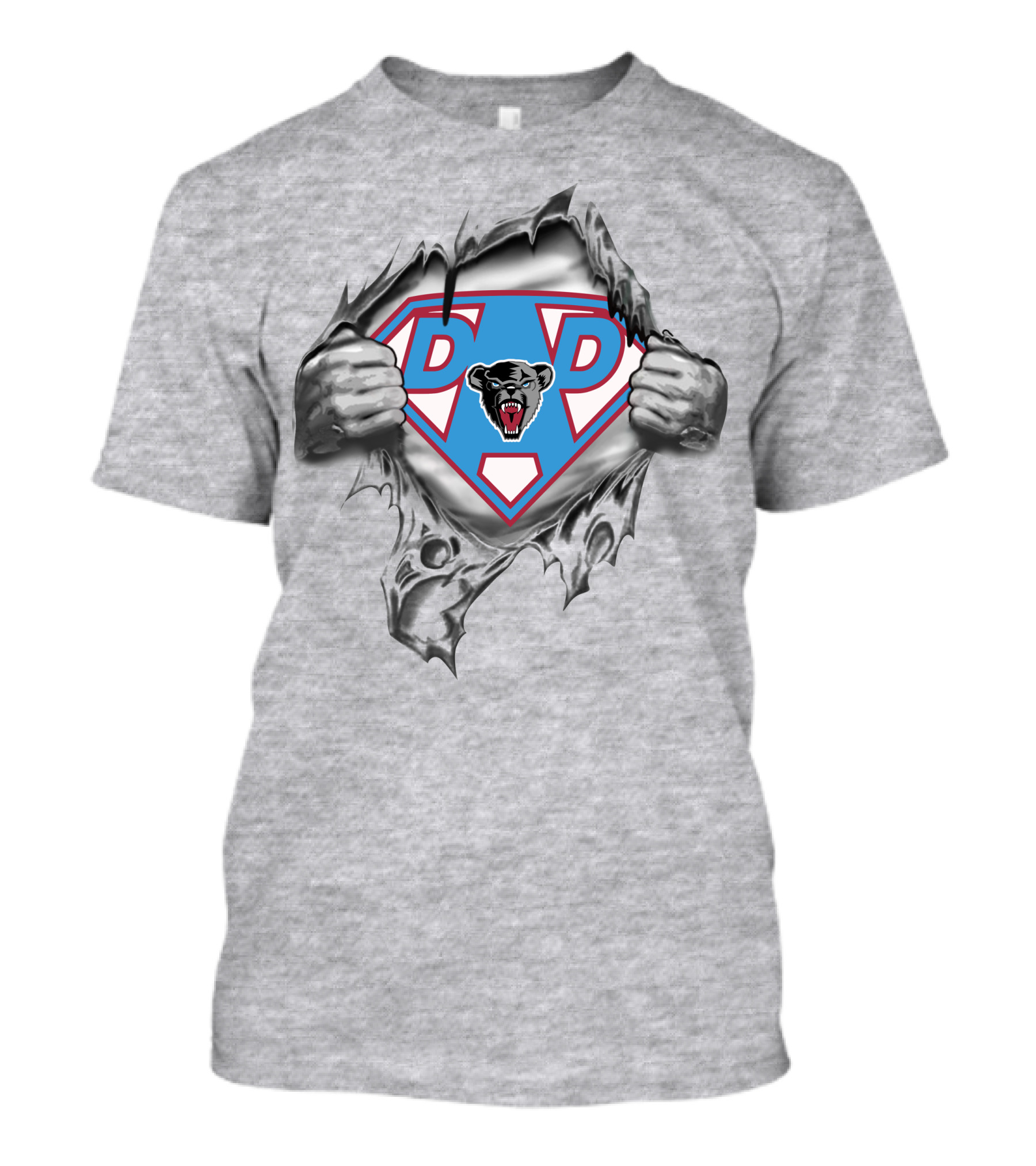 Maine Black Bears Super Dad Tear Reveal 130 T-Shirt