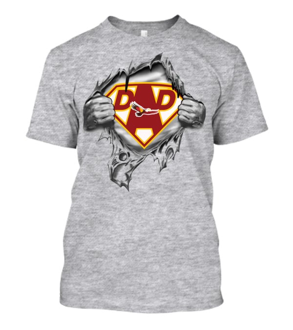 Anheuser Busch Inbev Super Dad Hero Logo With Eagle Motif T-Shirt