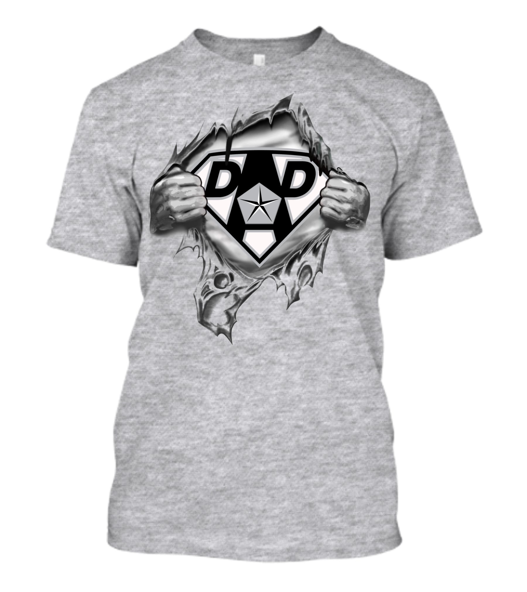 Chrysler Super Dad Superhero Star T-Shirt