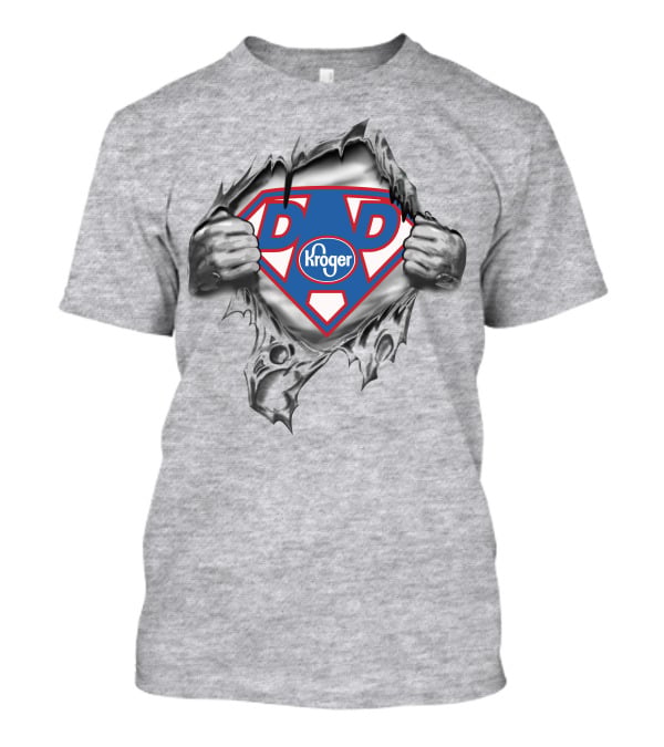 Kroger Super Dad Hero Emblem 447 T-Shirt