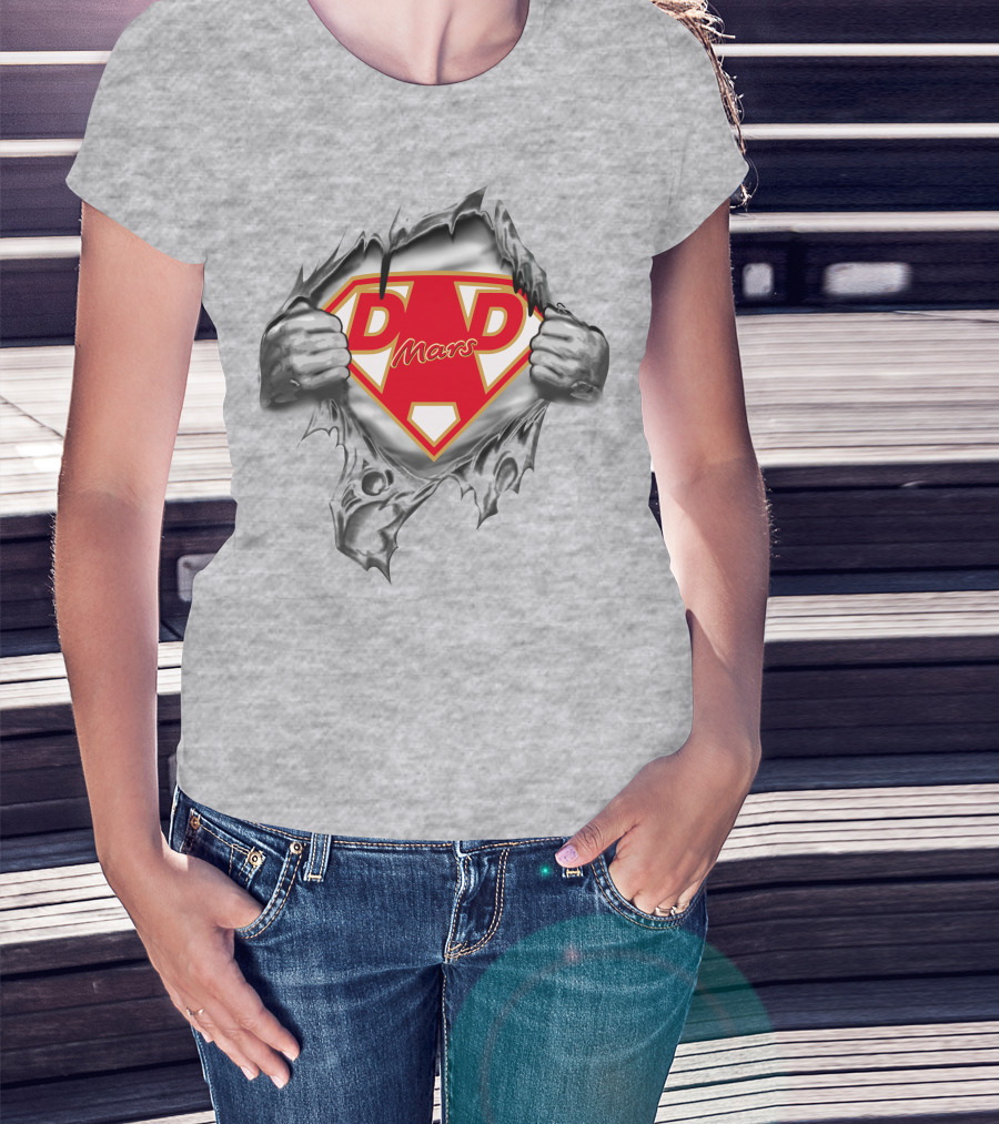 Mars Super Dad Emblem 451 T-Shirt