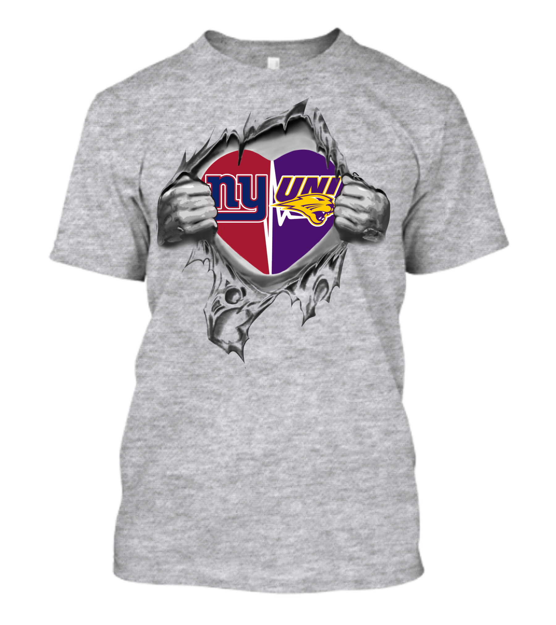 Ny Giants Uni Panthers Heartbreaking Passion T-Shirt