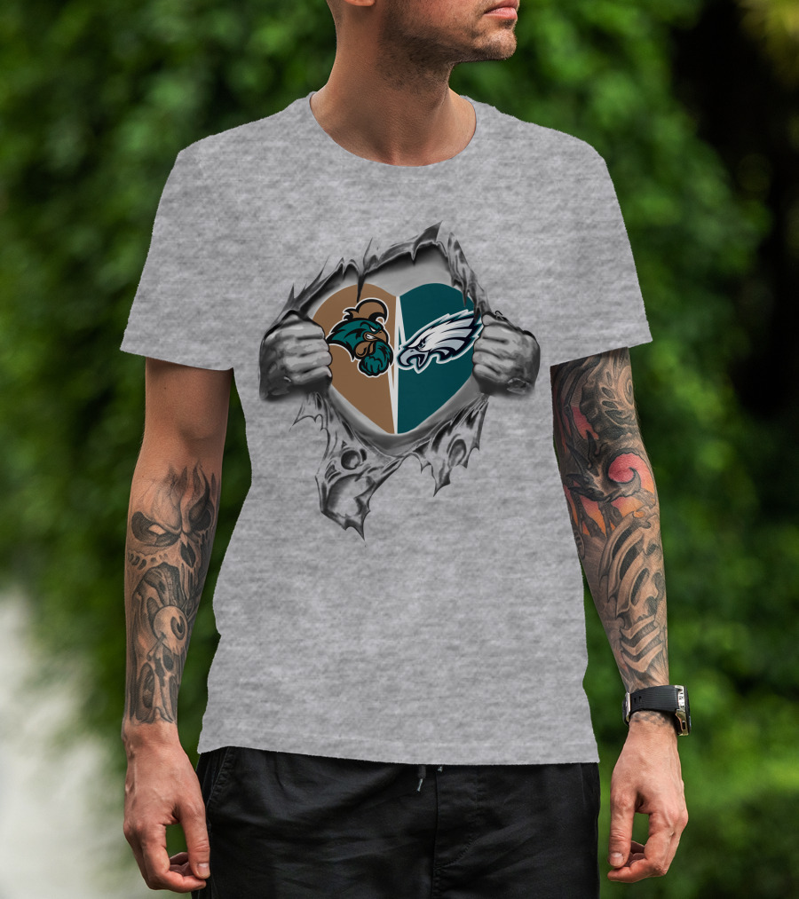 Eagles Coastal Carolina Chanticleers Heartbreaking Loyalty T-Shirt