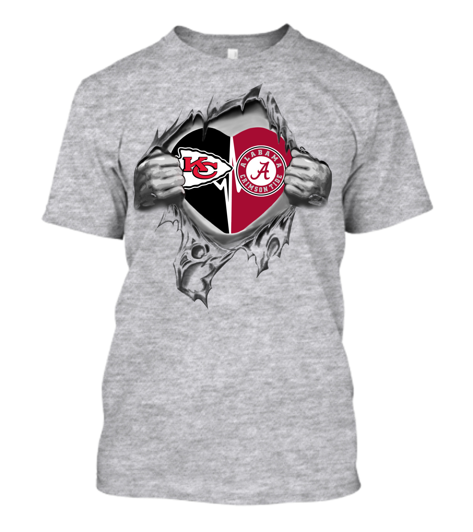 Chiefs Kansas City Alabama Crimson Tide It’s In My Heart T-Shirt