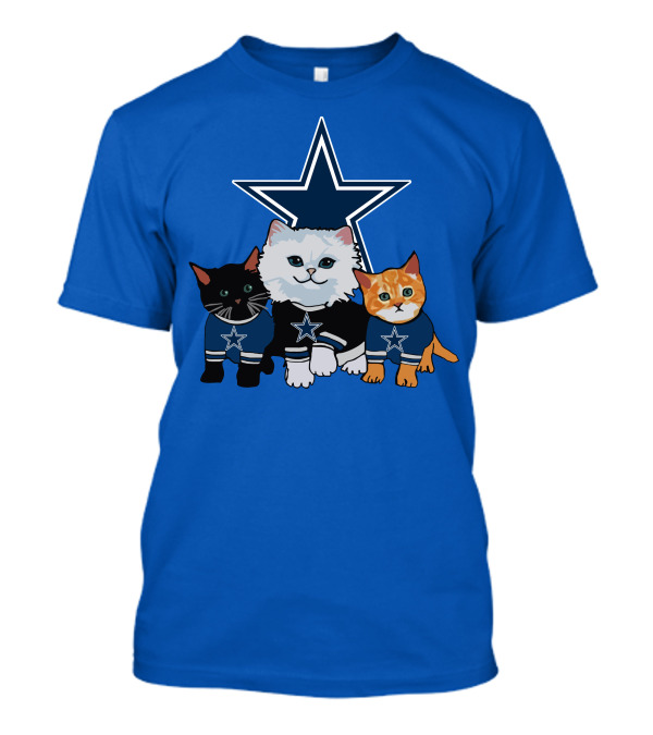 Dallas Cowboys Star Cats T-Shirt