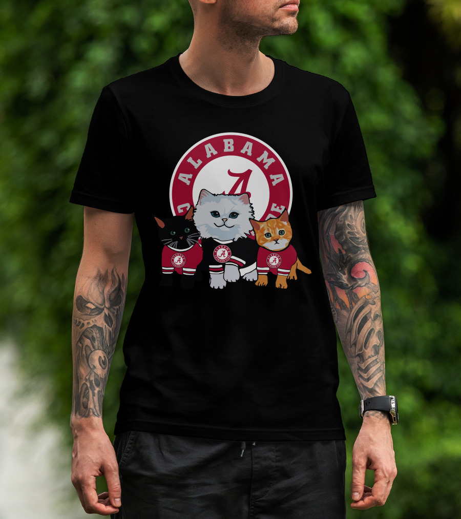 Alabama Crimson Tide Cats T-Shirt