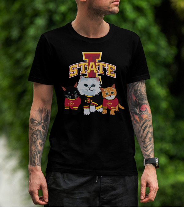 Iowa State Cyclones Cats Trio T-Shirt