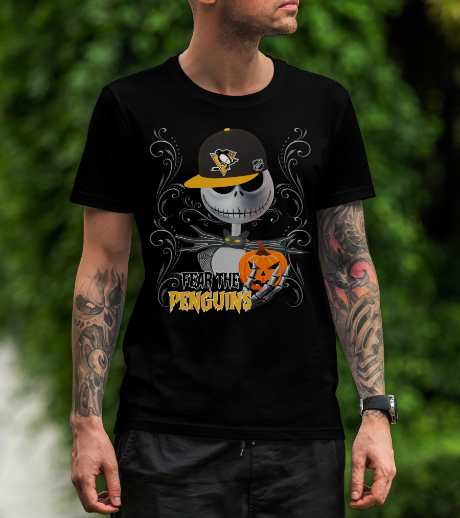 Fear The Penguins Halloween Hat T-Shirt