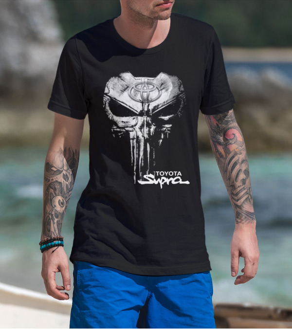 Toyota Supra Punisher Skull T-Shirt