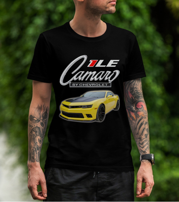 Camaro 1LE By Chevrolet Yellow Sports Car T-Shirt