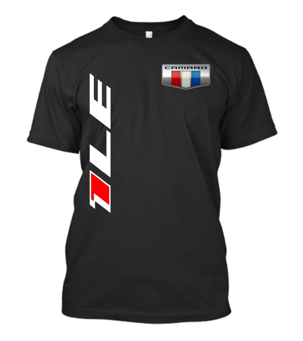 Camaro 1LE Performance Badge Red White Blue Stripe T-Shirt