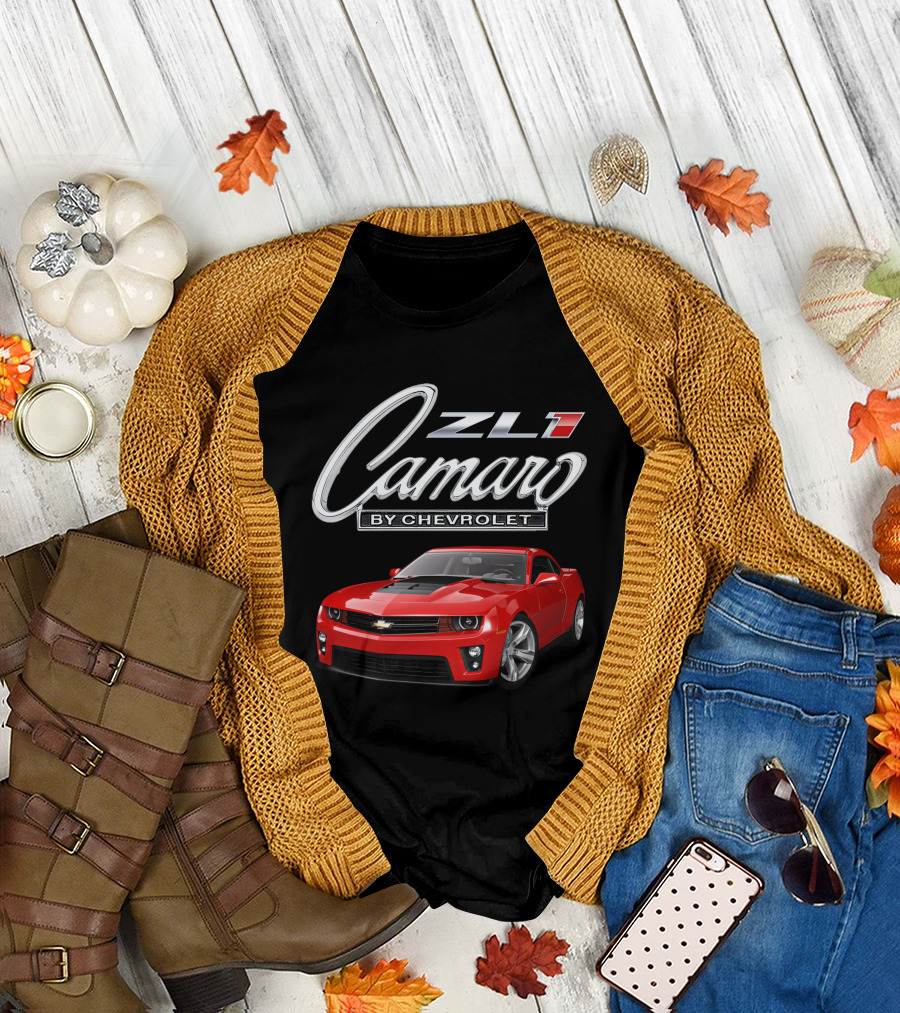 ZL1 Camaro by Chevrolet Red Sports Car T-Shirt