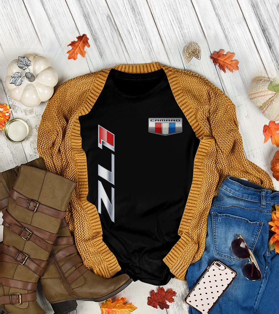 Camaro ZL1 Badge with Red White Blue Emblem T-Shirt