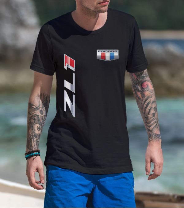 Camaro ZL1 Badge With Red White Blue Emblem T-Shirt