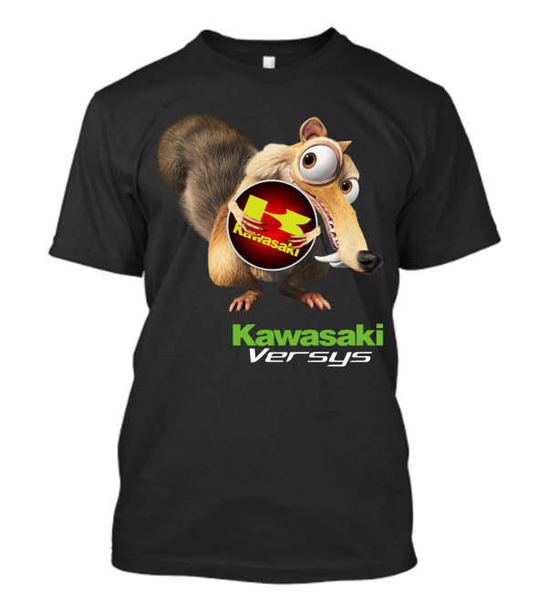 Kawasaki Versys Ice Age Scrat Compilation T-Shirt