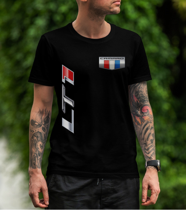 Chevrolet Camaro LT1 Emblem With Iconic Red White Blue Badge T-Shirt