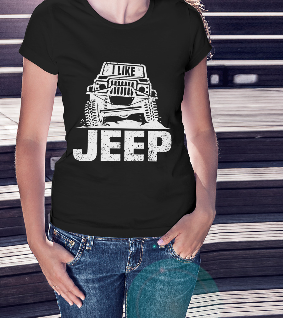 I Like JEEP Rugged Adventure 4x4 Offroad T-Shirt