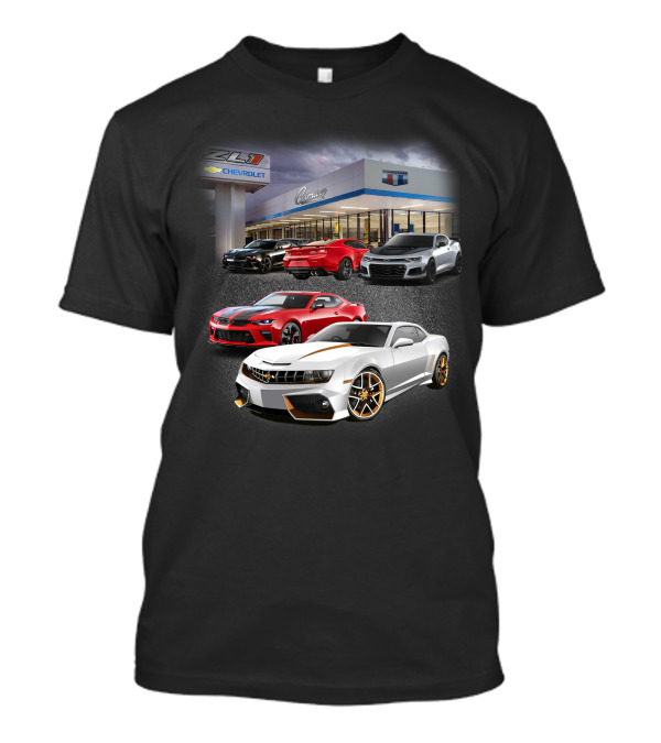 Chevrolet Camaro ZL1 Showroom Display With Multiple Models T-Shirt