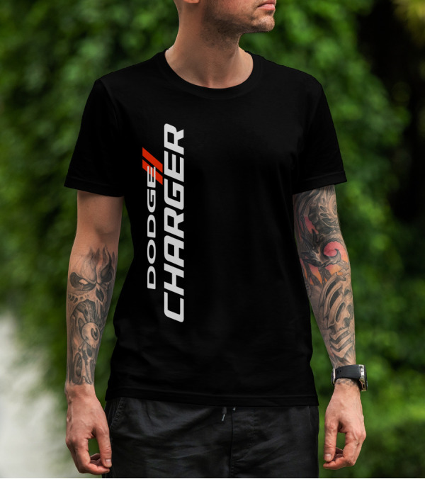 Dodge Charger Vertical Performance Stripe T-Shirt