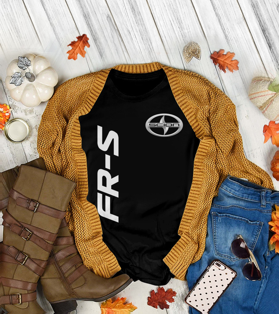SCION FR-S Logo Emblem Black T-Shirt