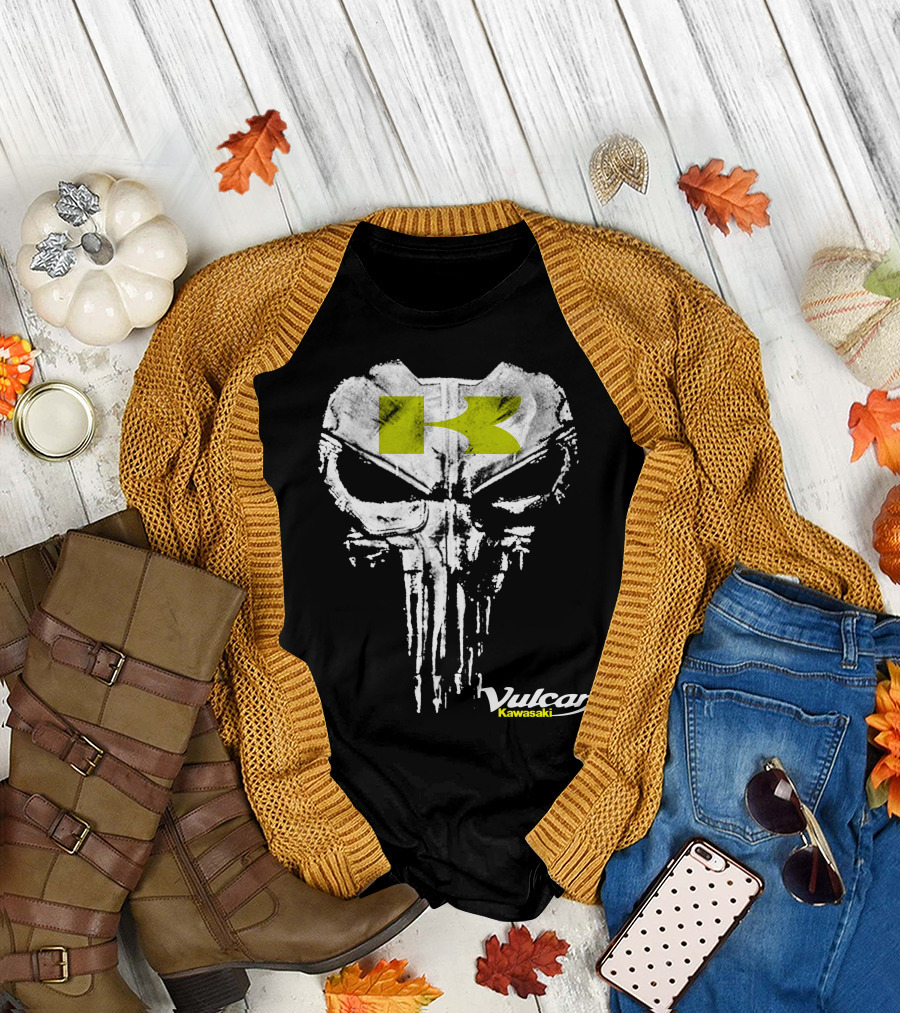 Kawasaki Vulcan Skull Icon 01 T-Shirt