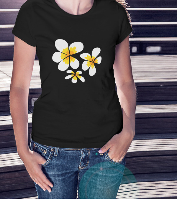 Sampaguita White And Yellow Blossoms T-Shirt