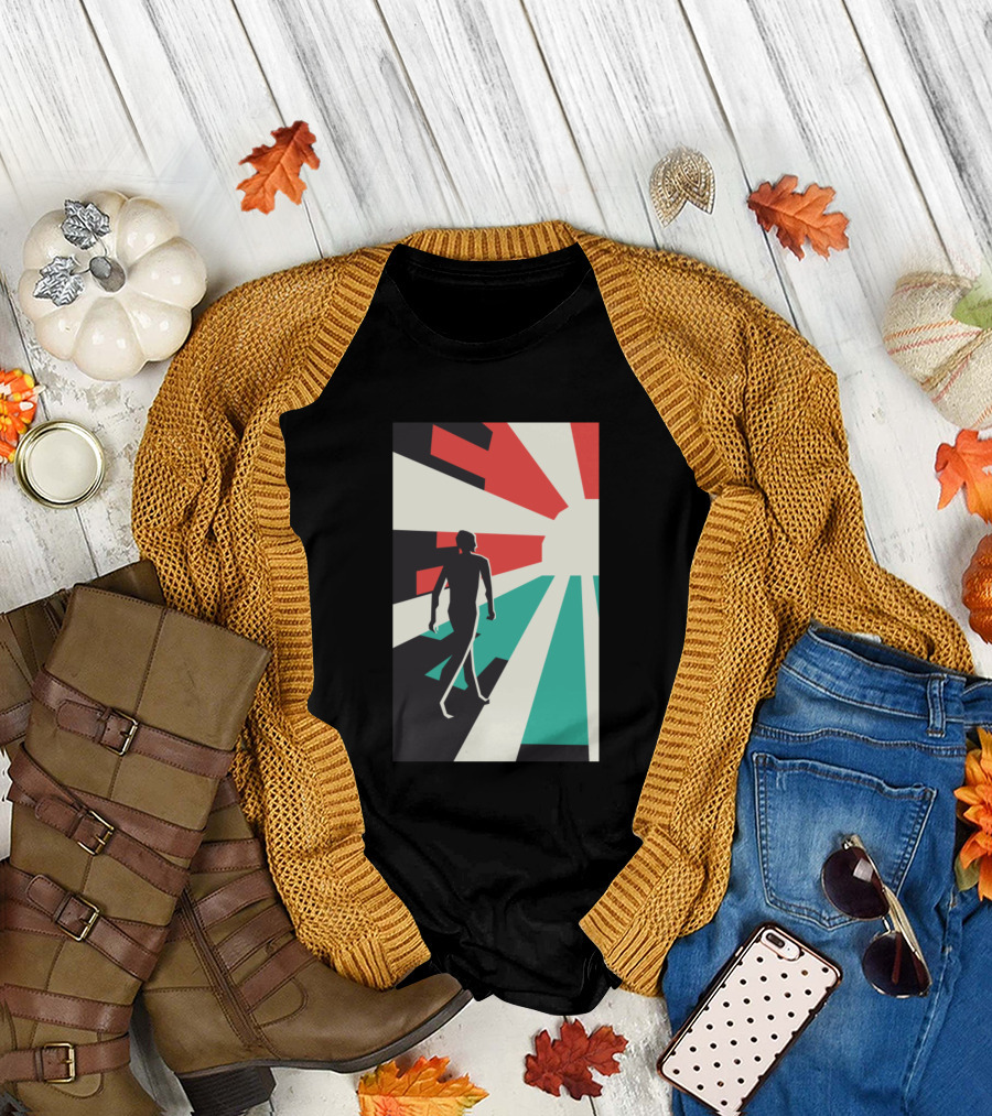 The Light Walking Towards Radiant Horizon T-Shirt