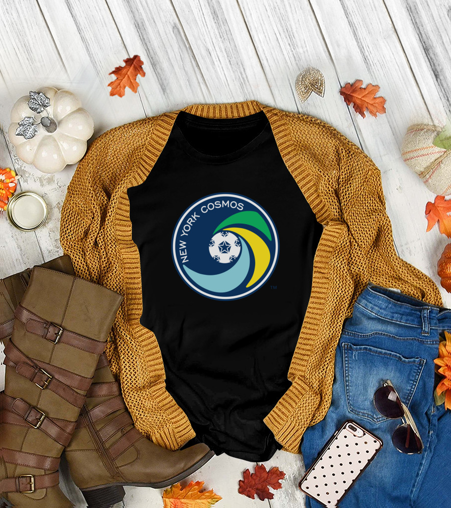 New York Cosmos Soccer Logo Circular Emblem T-Shirt