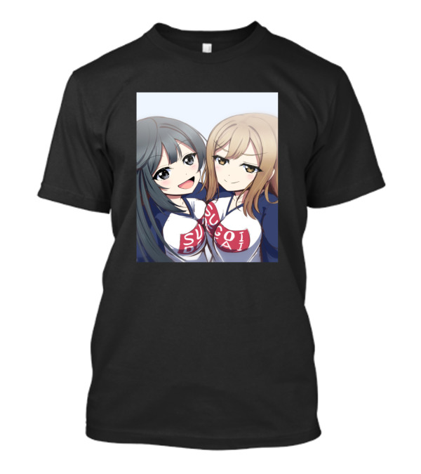 Hanamaru Kunikida You Watanabe Sugoi Dekai Anime Characters T-Shirt