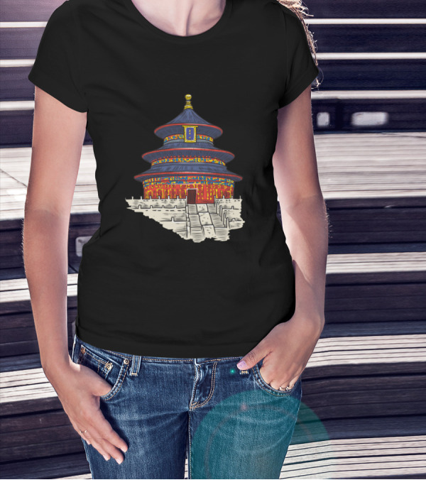 Temple Of Heaven Beijing China Architecture T-Shirt